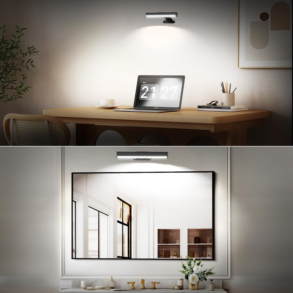 EUIOKUN Wireless Picture Light with Remote,Battery Operated Wall Sconces