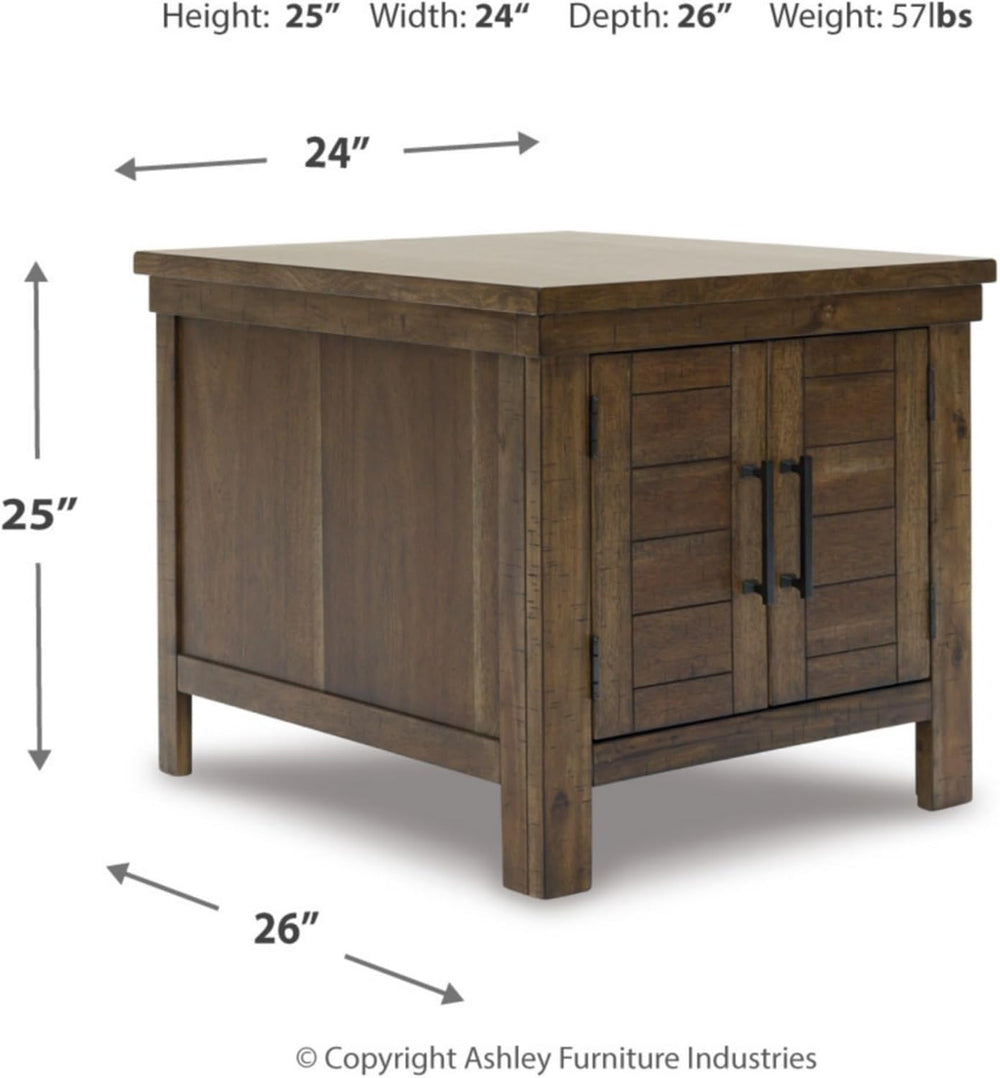 Signature Design by Ashley Moriville End Table, Brown Side Table