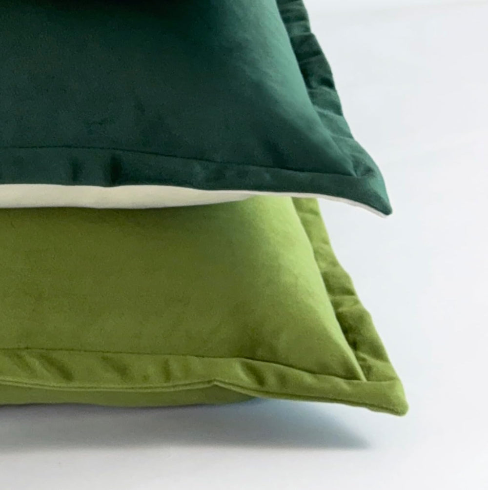 Green Yellow Gold Decorative Throw Pillow Covers, Set of 4, 18x18 Inch Solid ...