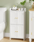 BEWISHOME Small Floor Cabinet,Toilet Paper Storage,Bathroom Storage Cabinet