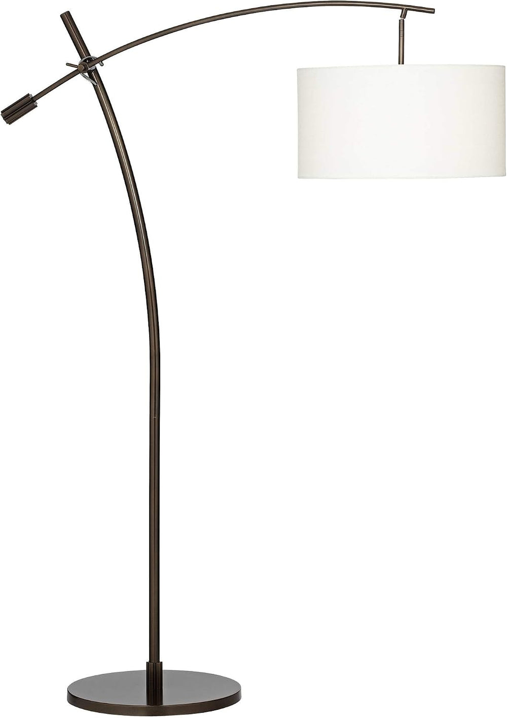 Possini Euro Design Raymond Bronze Adjustable Boom Arc 69" Tall Floor Lamp