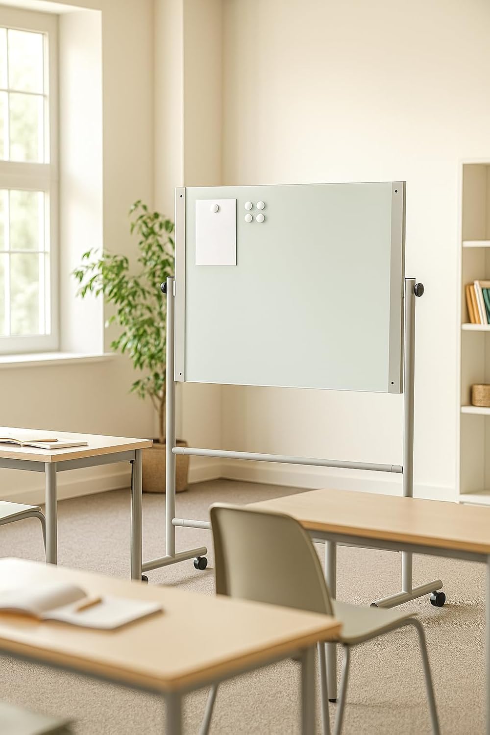 Audio-Visual Direct Mobile Stand Only, Fits 60" x 40" Glass Board
