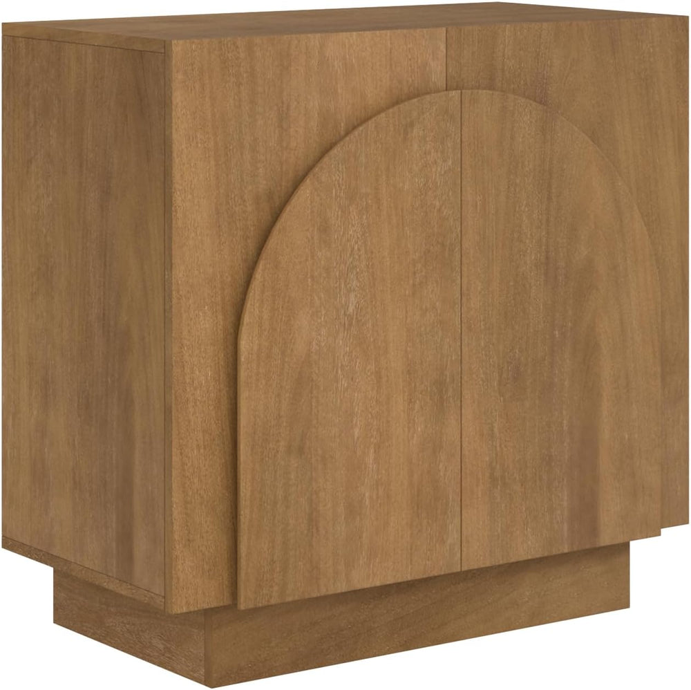 Nathan James Iris Mid-Century Modern Buffet Sideboard Wood Accent Cabinet Cre...