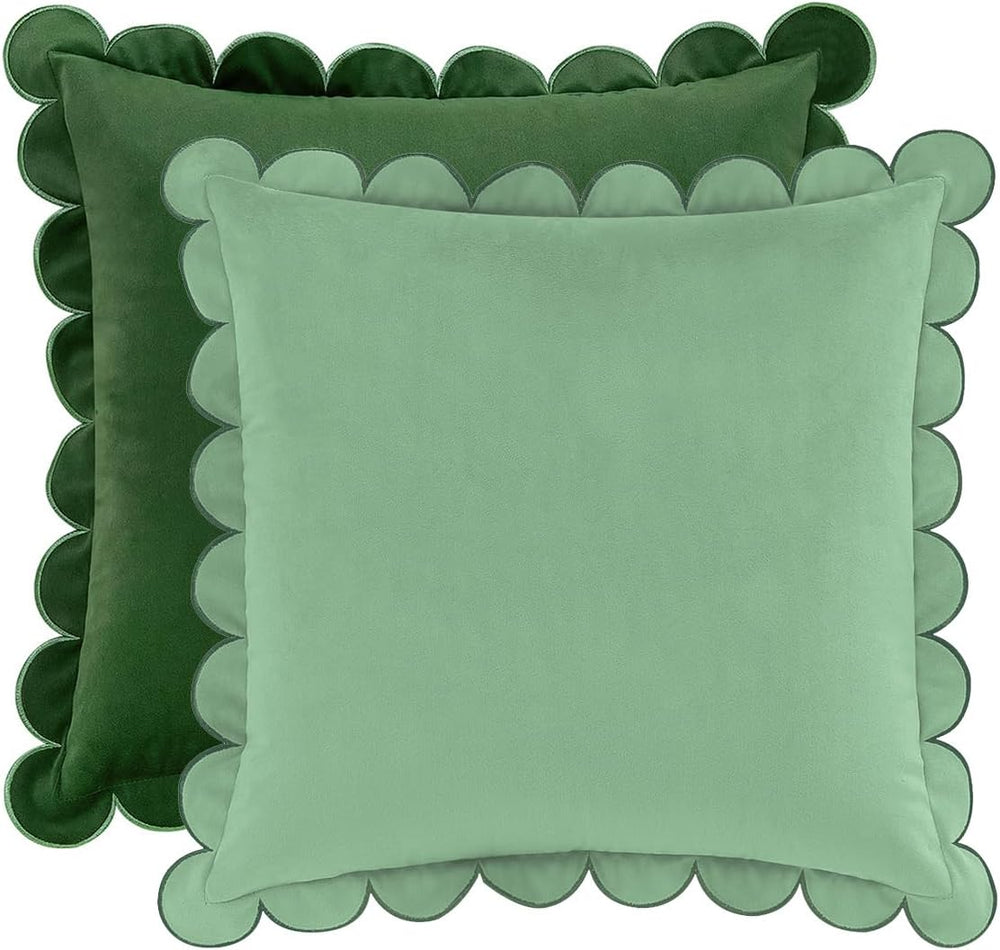 MONDAY MOOSE Decorative Throw Pillow Covers Cushion Cases, Set of 2 Soft Velv...
