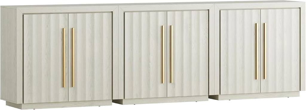 belleze set of 3 36" libra sideboard buffet on a desk or shelf