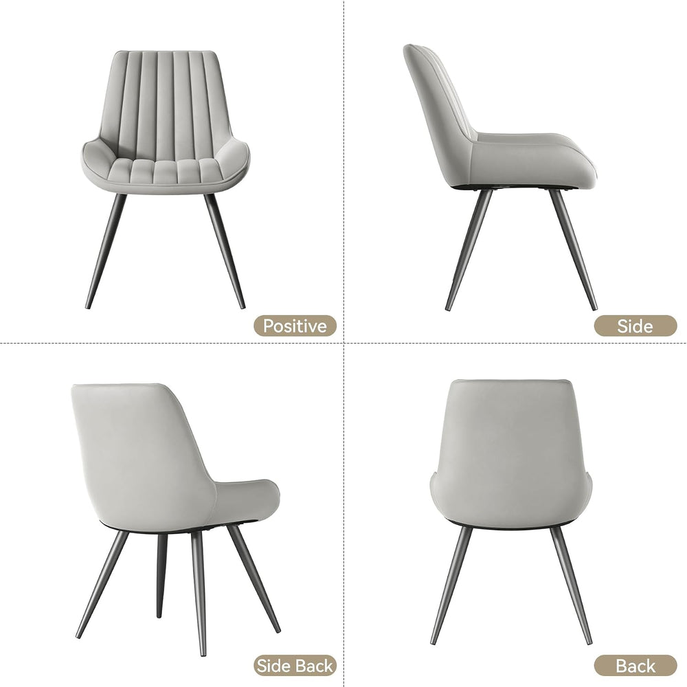 Nebuaegis Modern Dining Chairs Set of 6,Upholstered Dining Room Chairs with T...