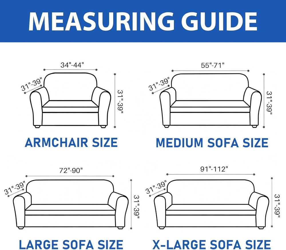 ZNSAYOTX Stretch Chair Cover, 1 Piece Couch Covers for 1 Seat Sofa, Jacquard ...