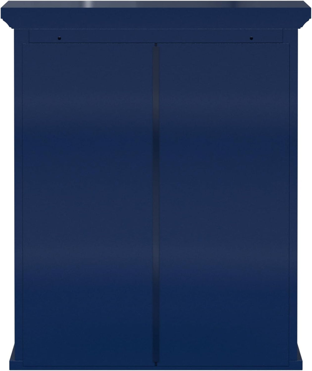 Teamson Home Glancy Wall Cabinet, Navy Blue