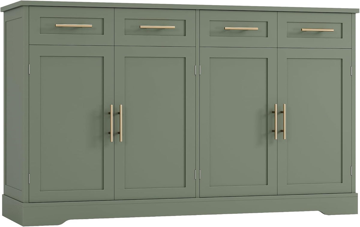hostack sideboard buffet cabinet with storage, kitchen cabinet shown in use