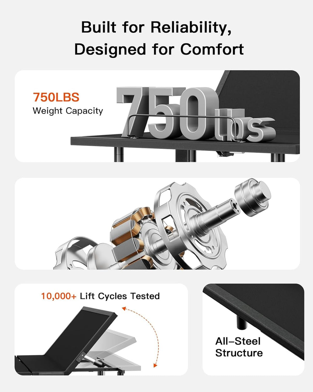Amada Split King Adjustable Bed Frame with Head & Foot Incline & Wire...