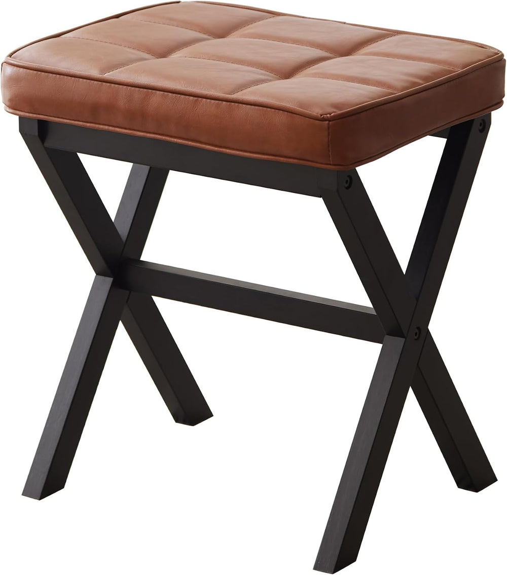 Foot Stool Small Ottoman Foot Rest Padded Foot Stool Desk for Under Office De...