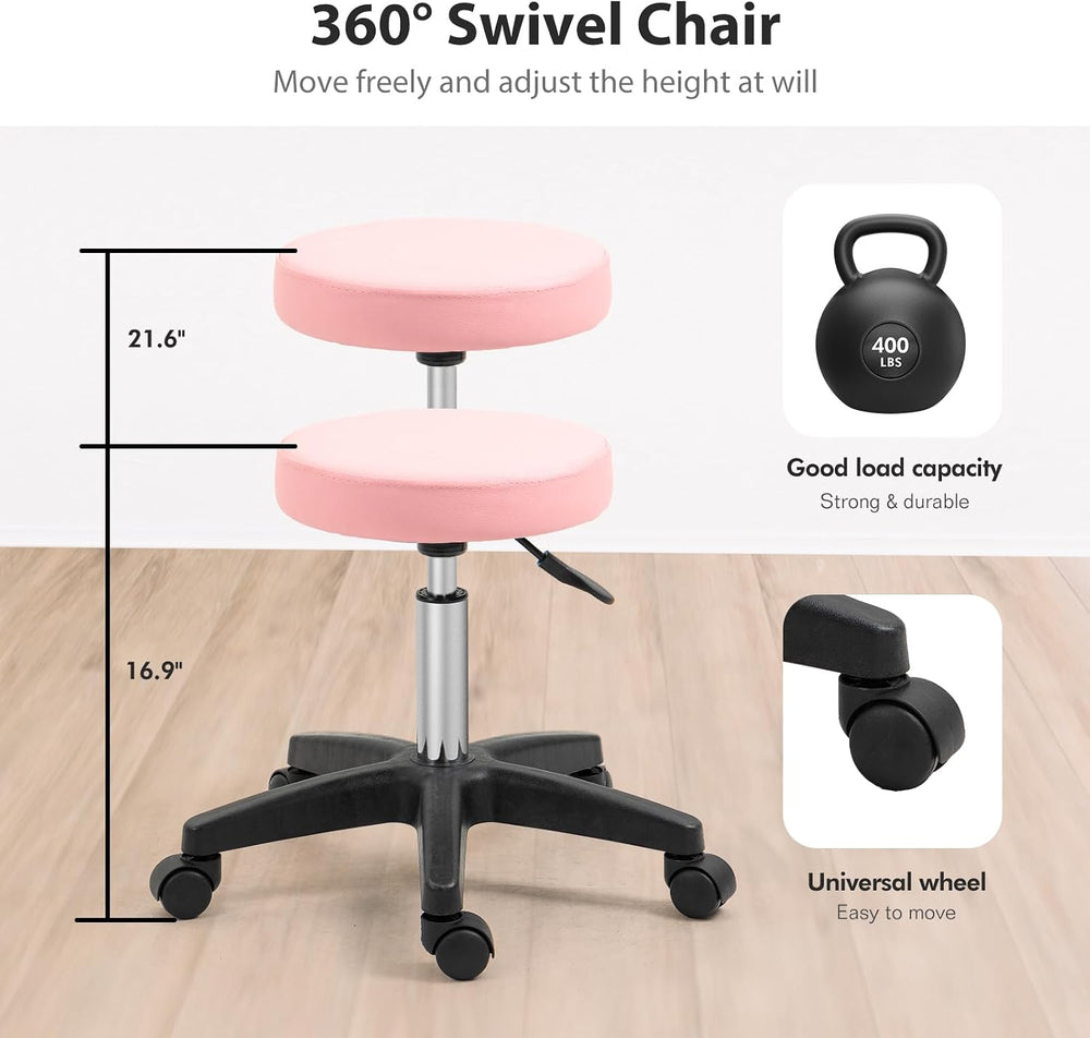 Tattoo Chair Facial Bed with Two Trays Esthetician Bed Adjustable Folding Sal...