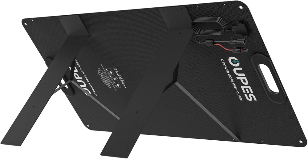 OUPES 100W Portable Solar Panel, Solar Charger for Portable Power Stations