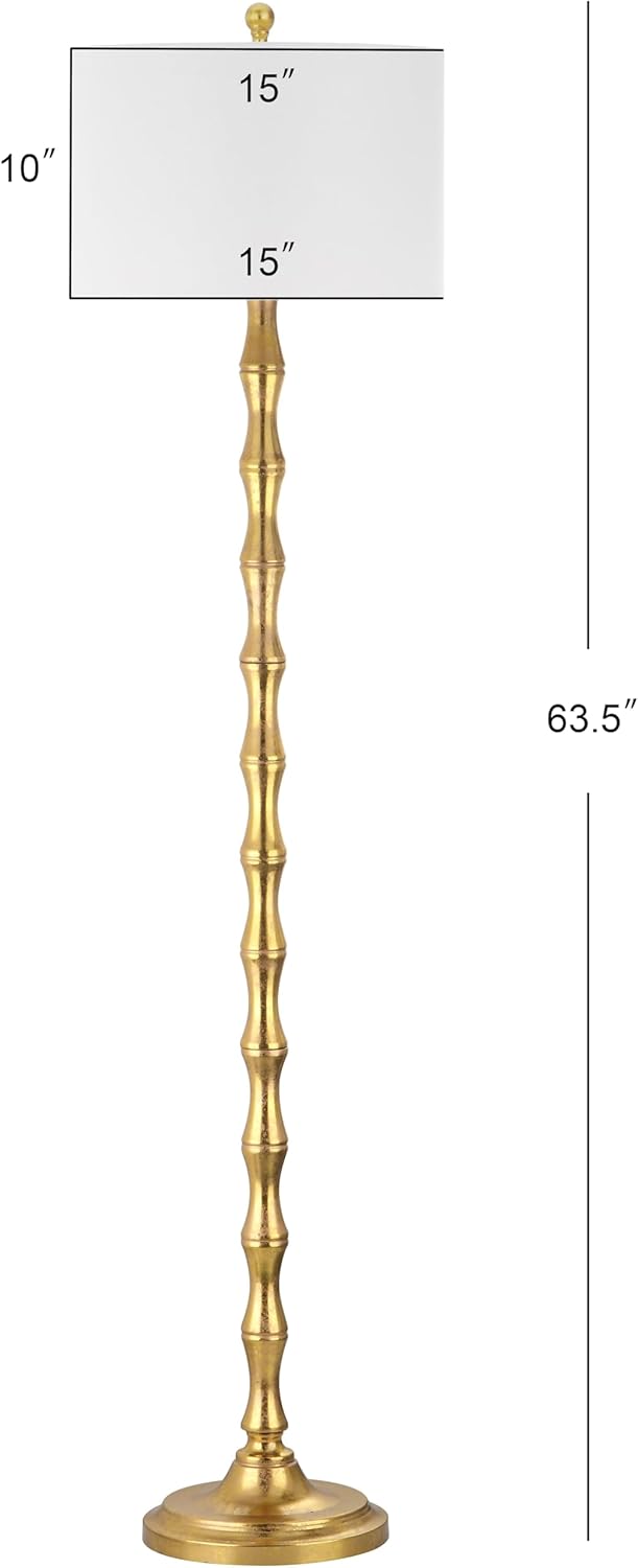 SAFAVIEH Lighting Collection Aurelia Farmhouse Antique Gold 64-inch Living Ro...