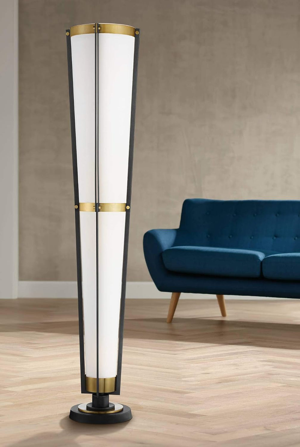 Vista Cone 68" Tall 4-Light Modern Torchiere Floor Lamp