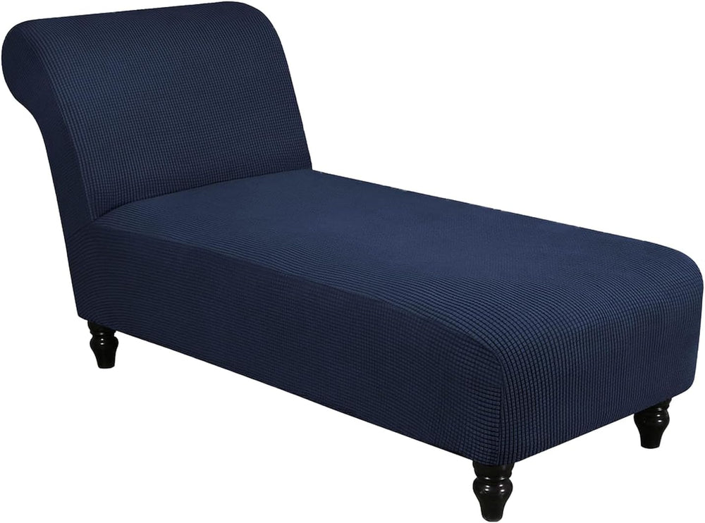 Armless Lounge Chaise Slipcover, Stretch Chaise Chair Covers for Living Room ...