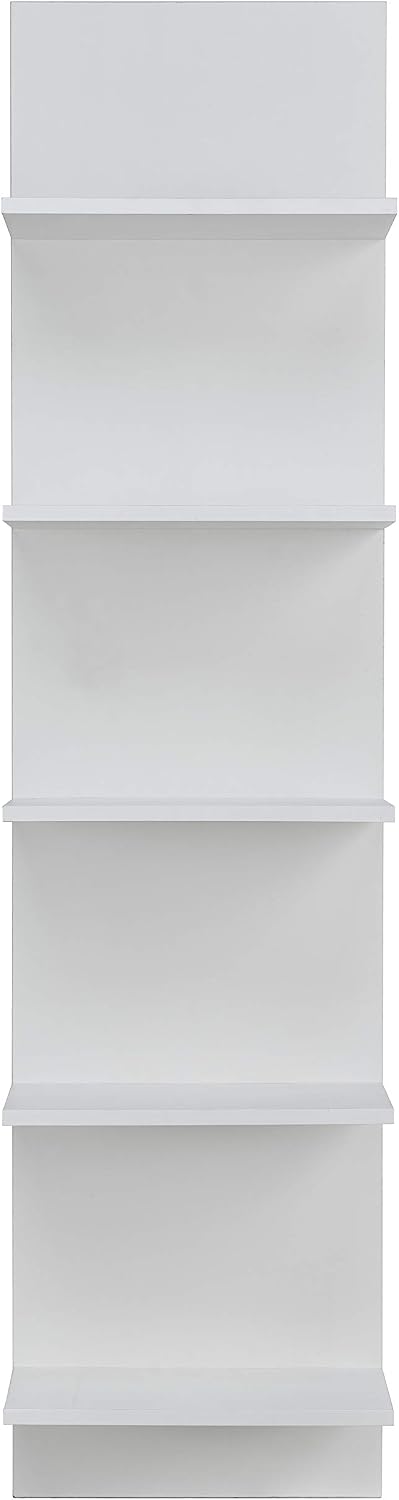 Danya B. Decorative Wall Mount Vertical Shelving Unit – Modern Column Shelves...