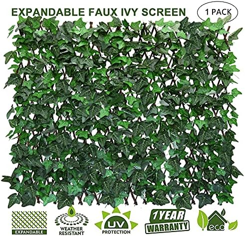 Sumery Expandable Fence Privacy Screen for Balcony Patio Outdoor,Decorative F...
