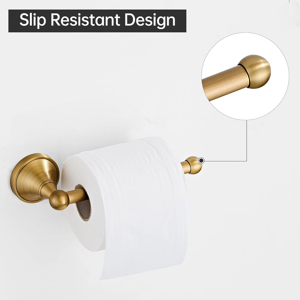 Brass Toilet Paper Holder Towel Ring, Antique Brass Towel Holder Toilet Paper...