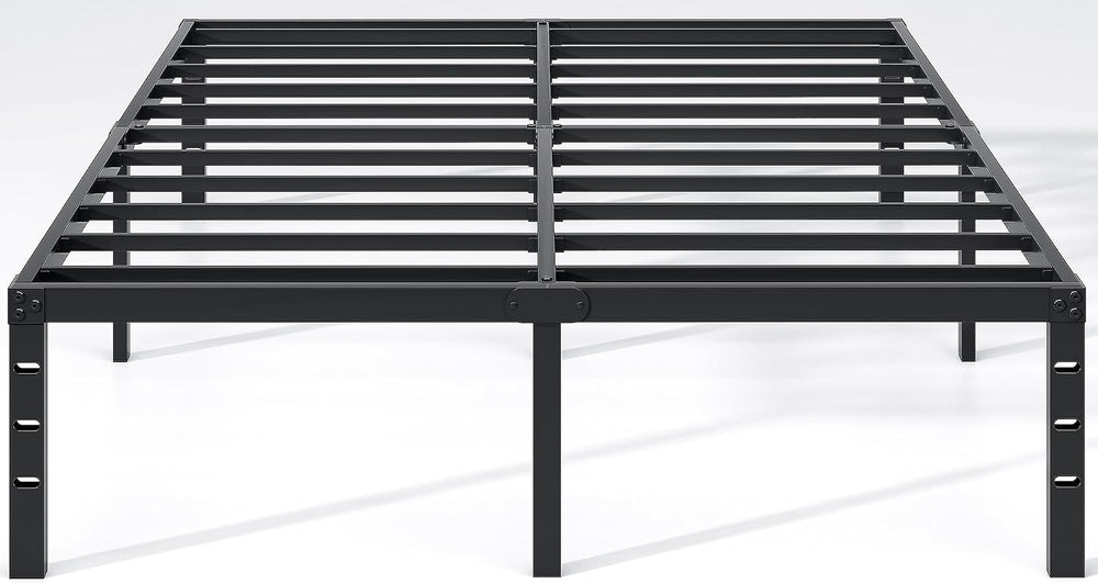 NEW JETO Metal Bed Frame,Queen Size Bed Frame with Storage Space,14 Inch