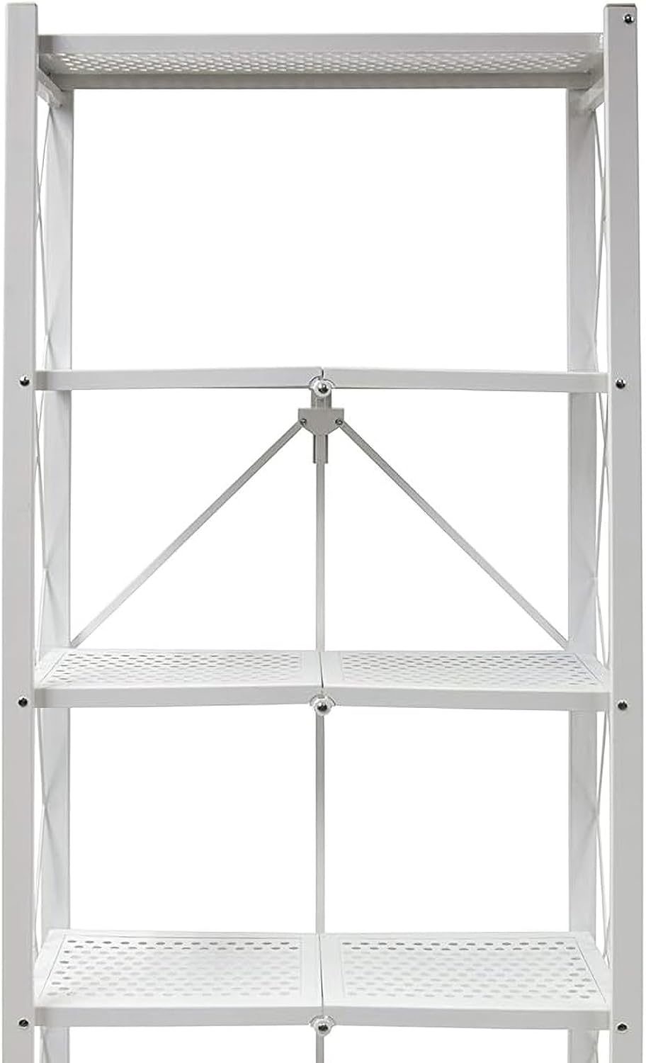 Origami 6-Tier Folding Storage Shelves, Heavy Duty Shelf Rack Organizer Unit,...
