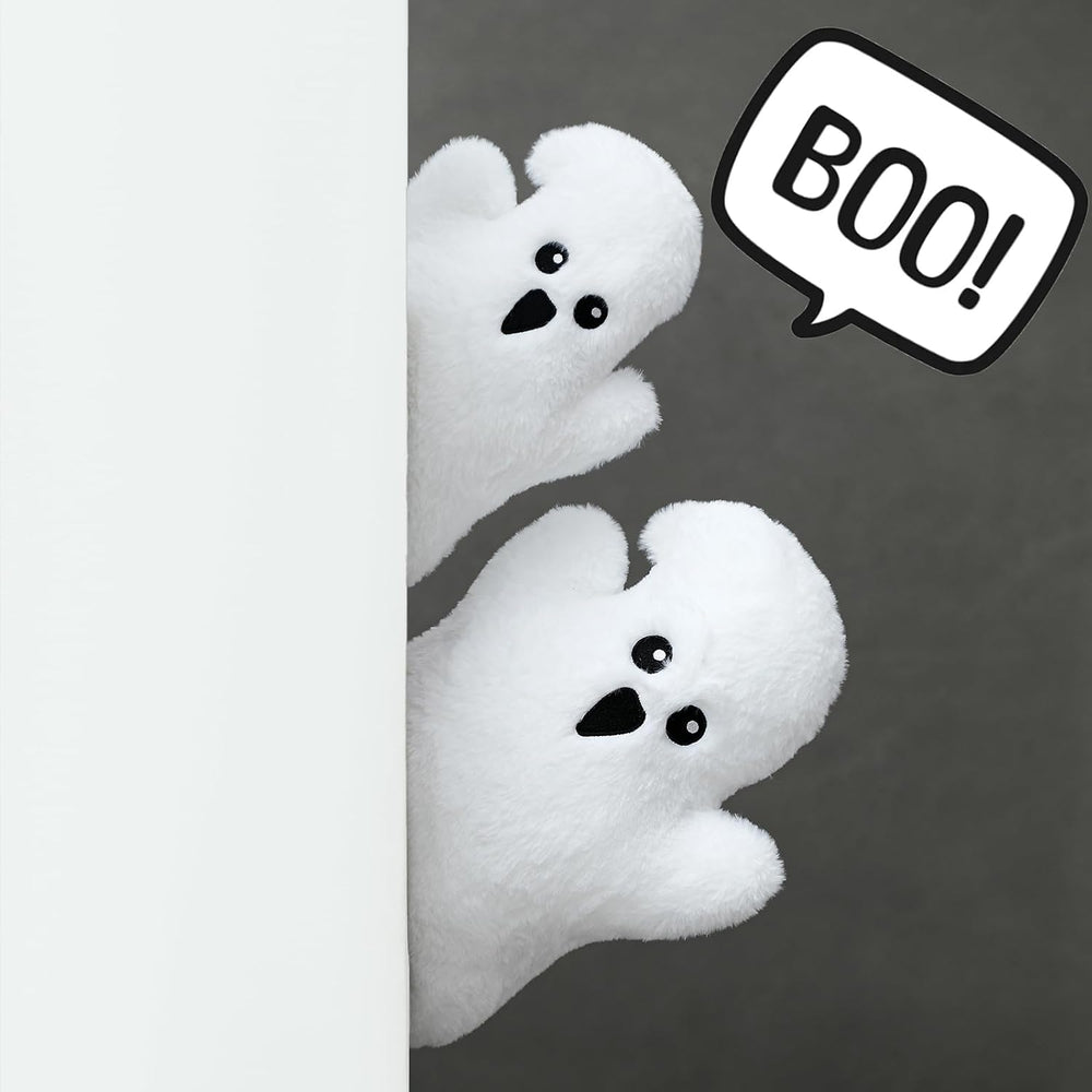 YRXRUS Ghost Pillows, Halloween Ghost Shaped Throw Pillows Set of 2, Boo Pill...