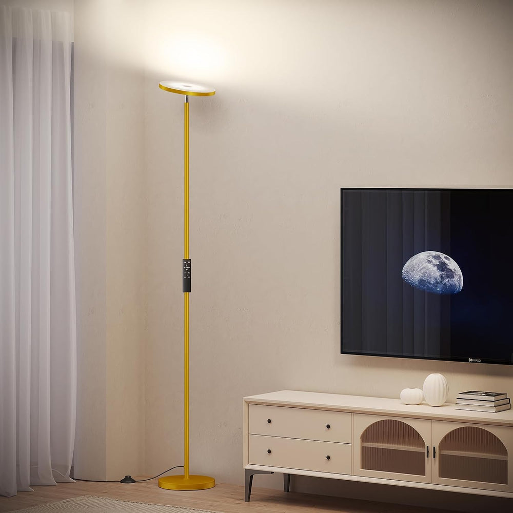 SUNMORY Floor Lamps for Living Room，LED Standing Lamp with Remote Control