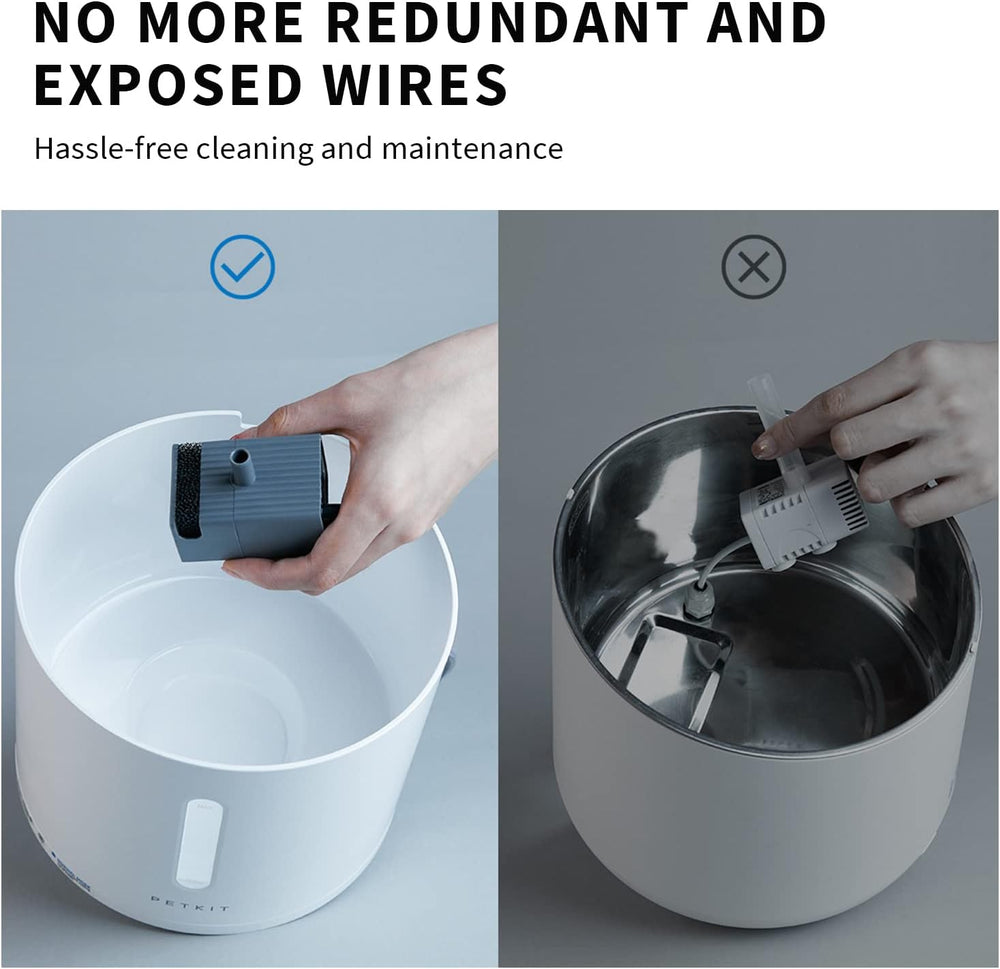 PETKIT EVERSWEET Solo 2 Cat Water Fountain Ultra Quiet Wireless Pump