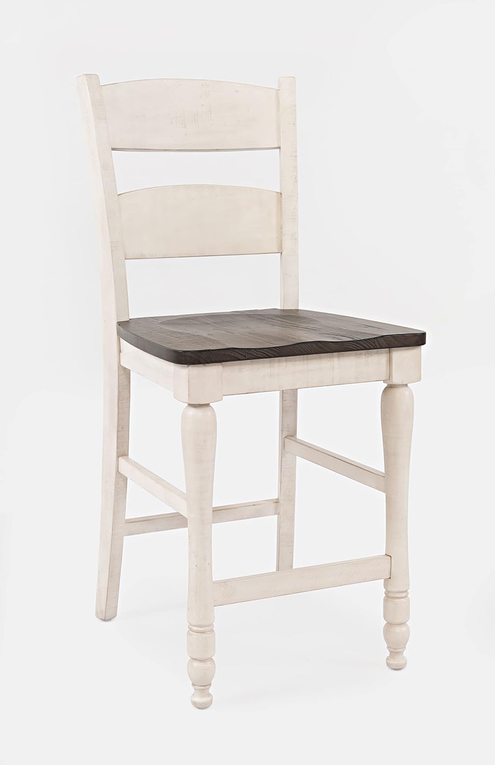 Jofran Madison County Counter Height Stool Set, Seat 24'', Vintage White