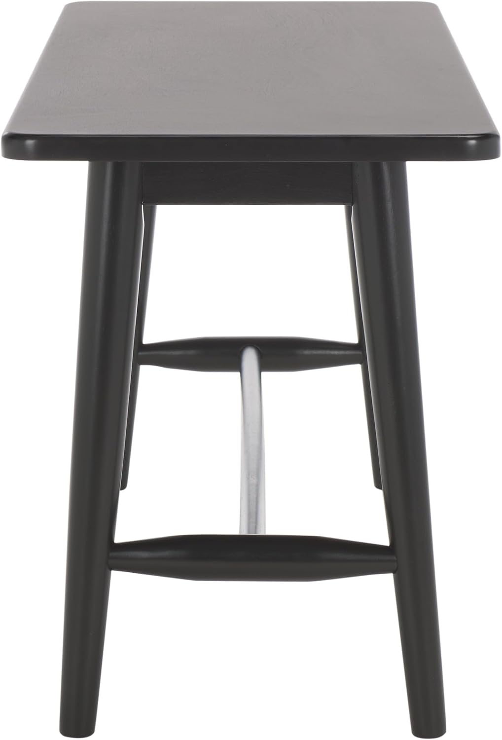 SAFAVIEH Home Collection - Florent Rectangular Bench, Black Finish Seating (BCH1400A)