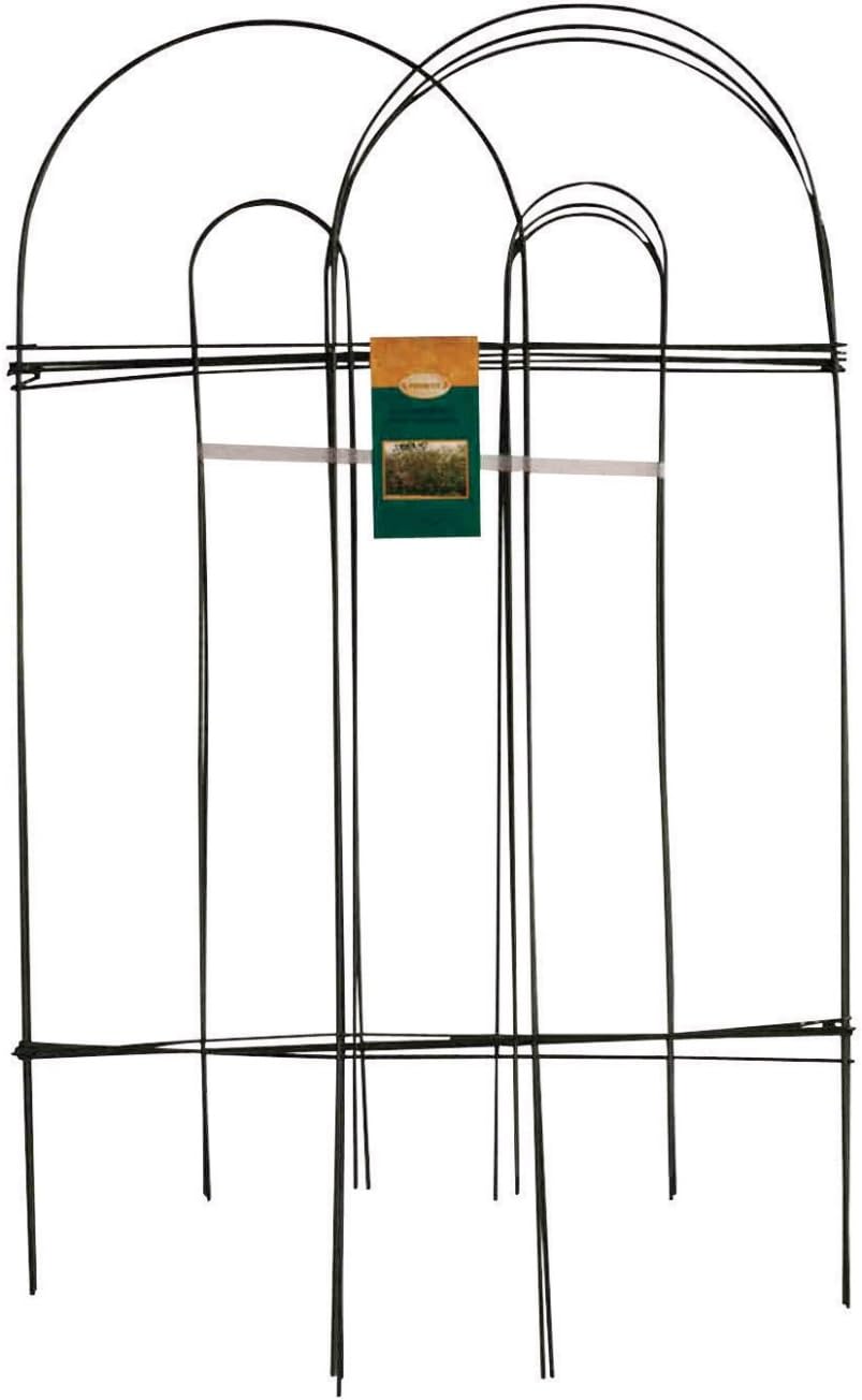 Panacea 89301 Arch Folding Border Fence, Green