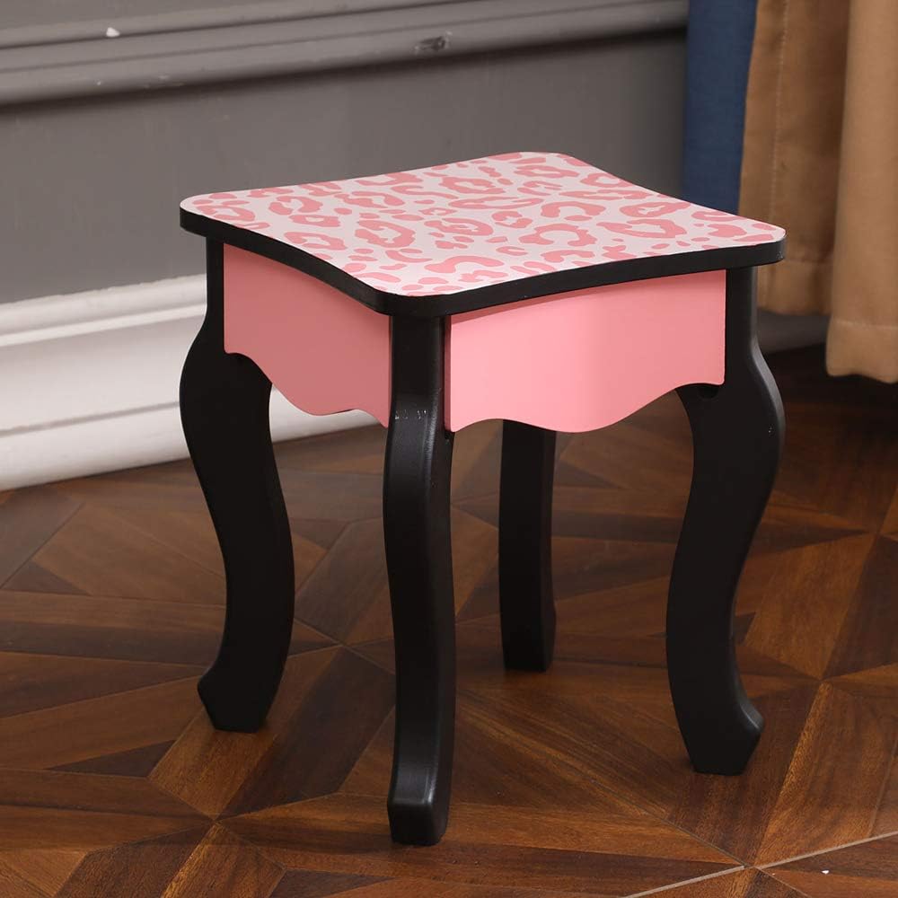 vasitelan vanity table and chair set, vanity set on a desk or shelf