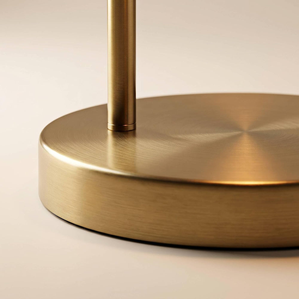 Possini Euro Design Cora 72" Tall Brass Metal Modern Arc Floor Lamp