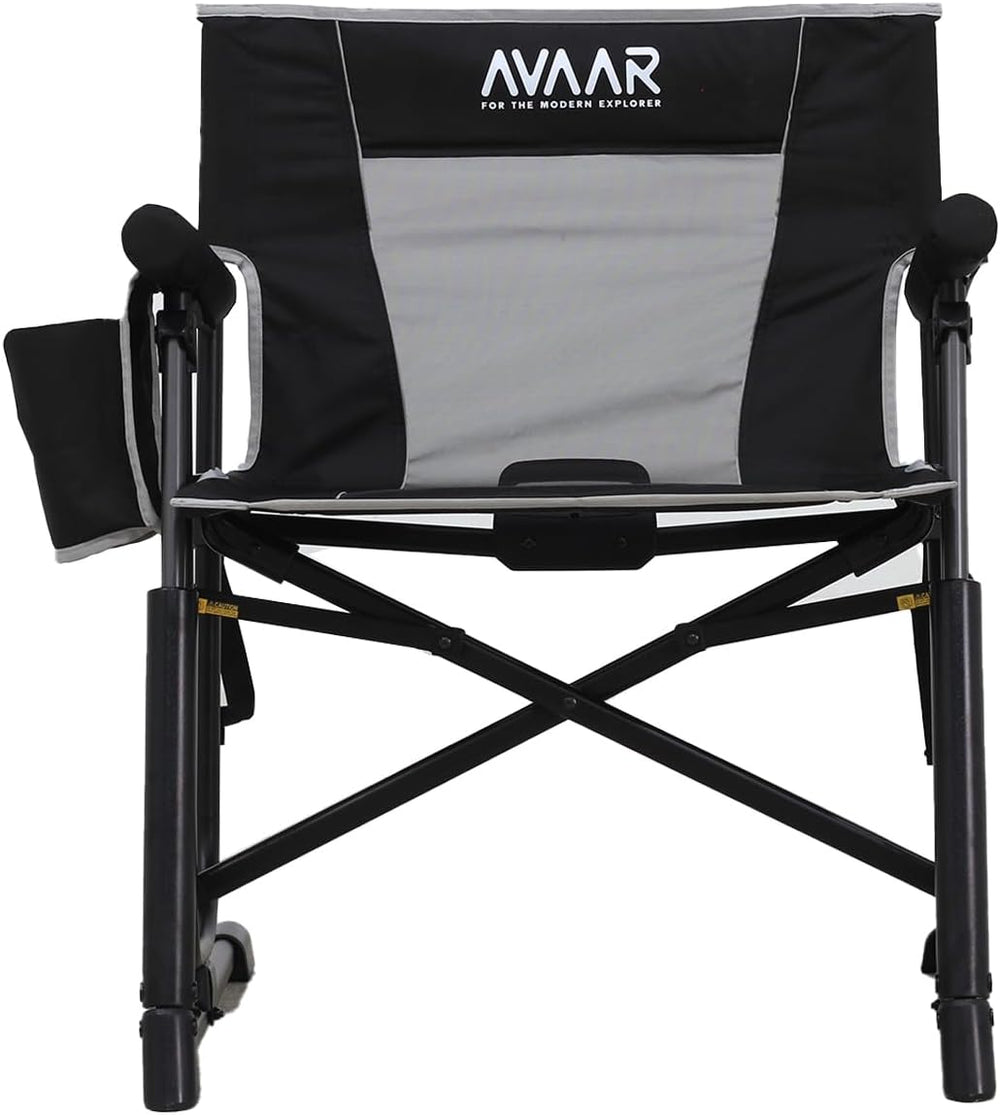 Go-Flow Compact Rocking Camping Chair,Durable Armrests,Drink Holder & Com...