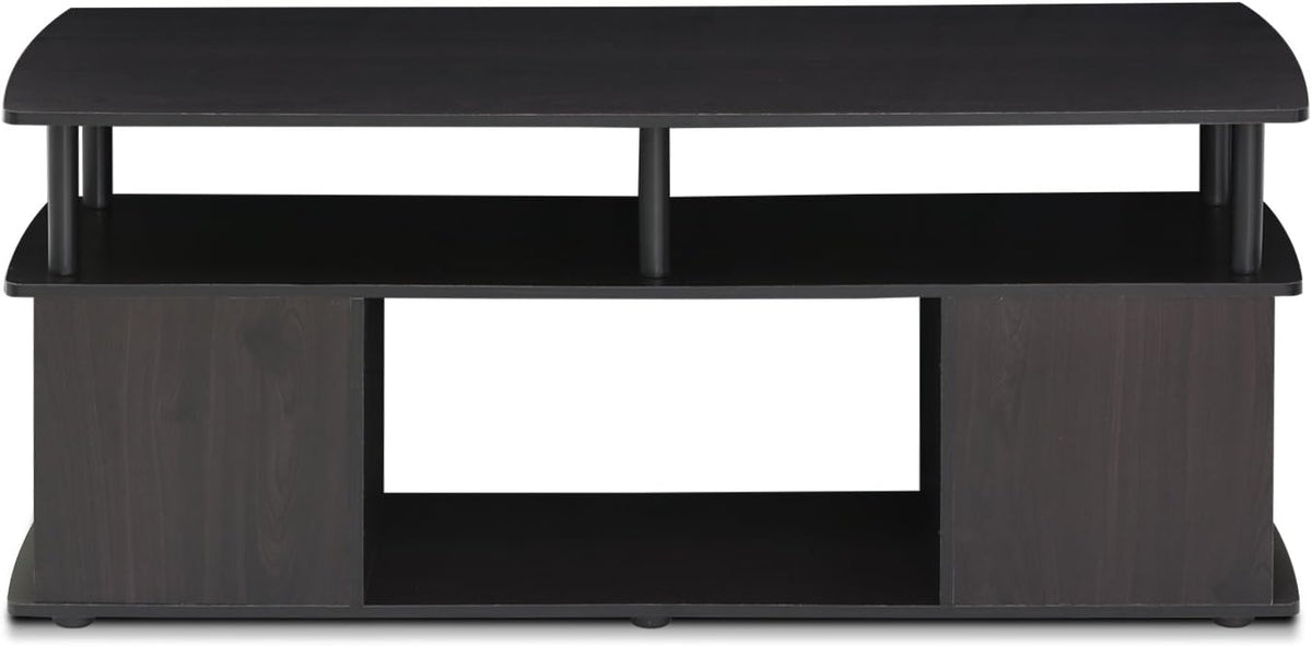 Furinno Coffee Table and End Tables Set (2 Pieces) | Blackwood and Espresso/Black