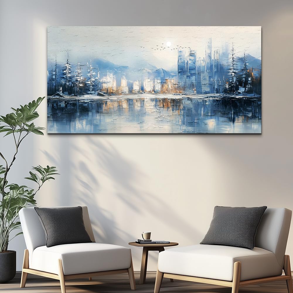 QIYILEXWART Canvas Wall Art For Living Room Large Wall Decor For Office Bedro...
