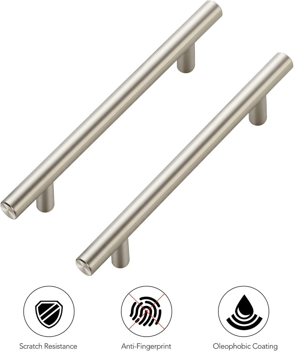 Ravinte Cabinet Pulls,7.38" Length, 5" Hole Center,Brushed Nickel,4...