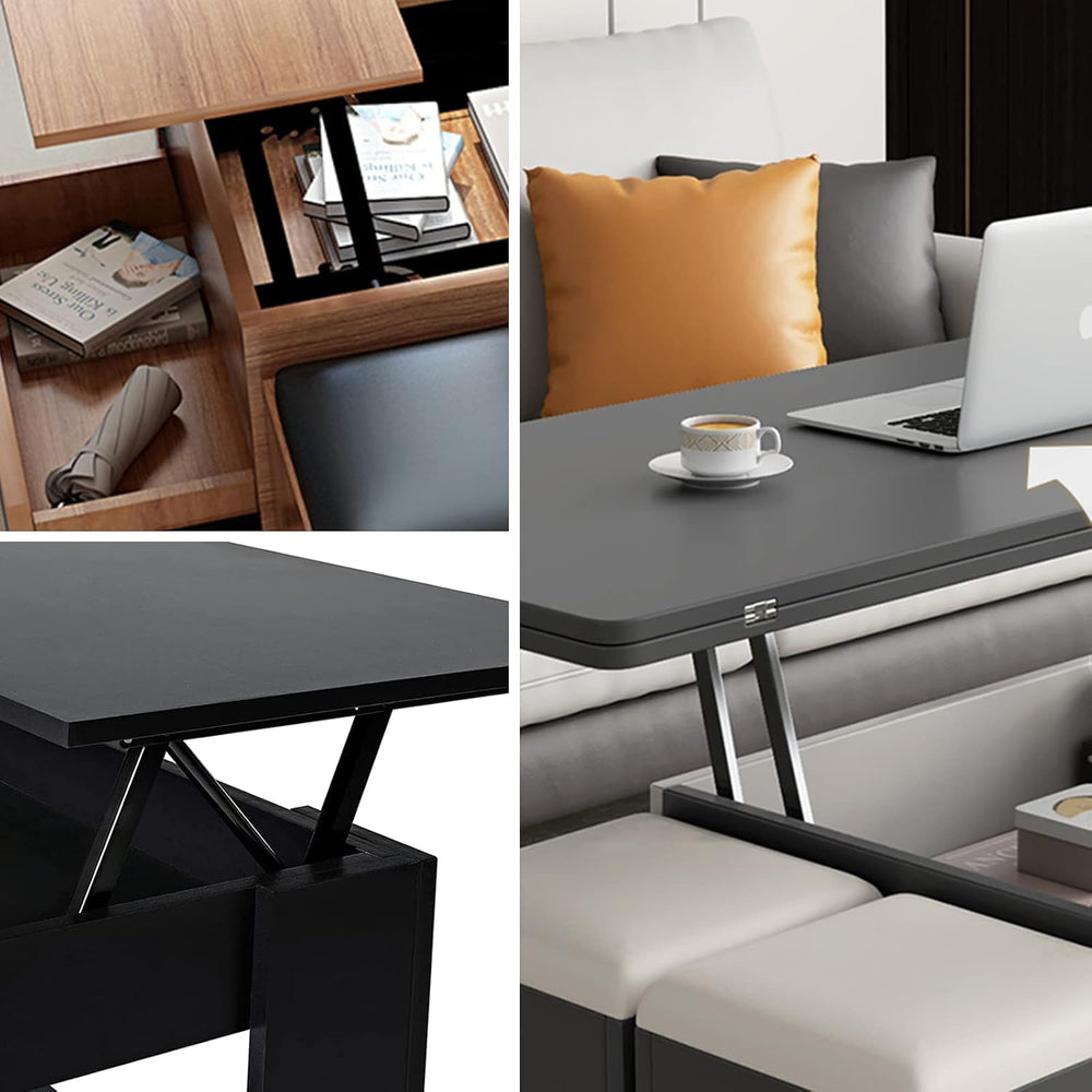 2 Pcs Folding Lift Up Top Coffee Table Hinge,Coffee Table Lift Top Hardware, ...