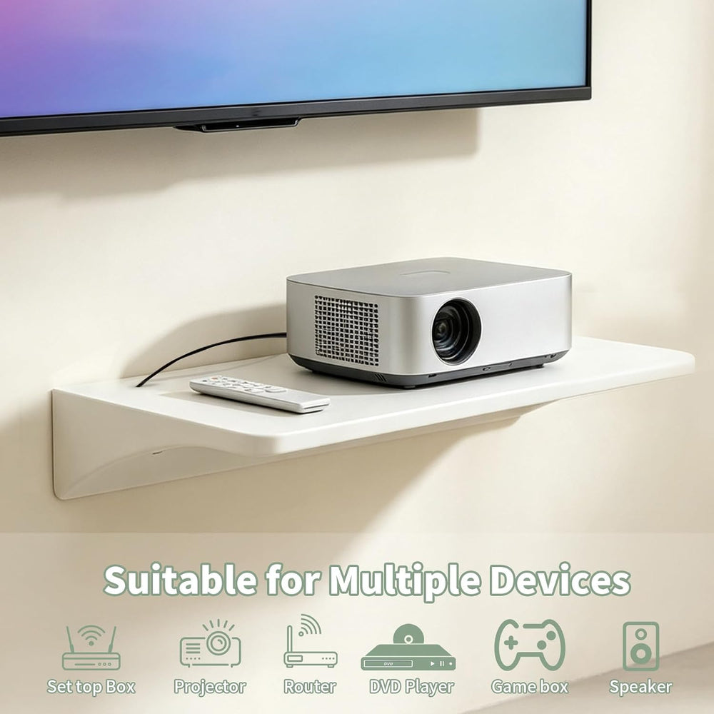 Floating TV Shelf, Projector Shelf, Router Wall Mount Shelf