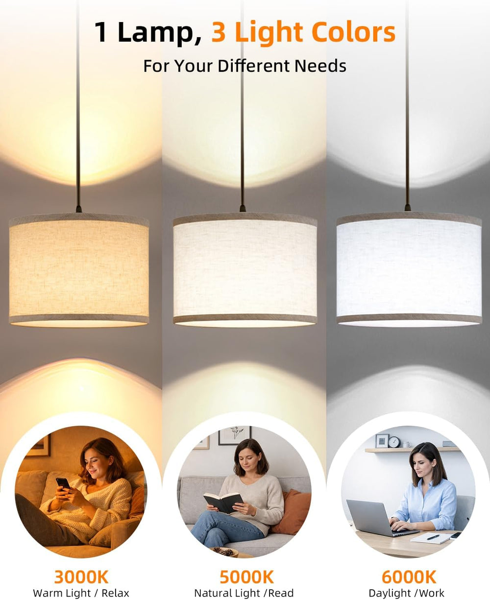 Arc Floor Lamp with Remote Control, LED Reading Light for Living Room