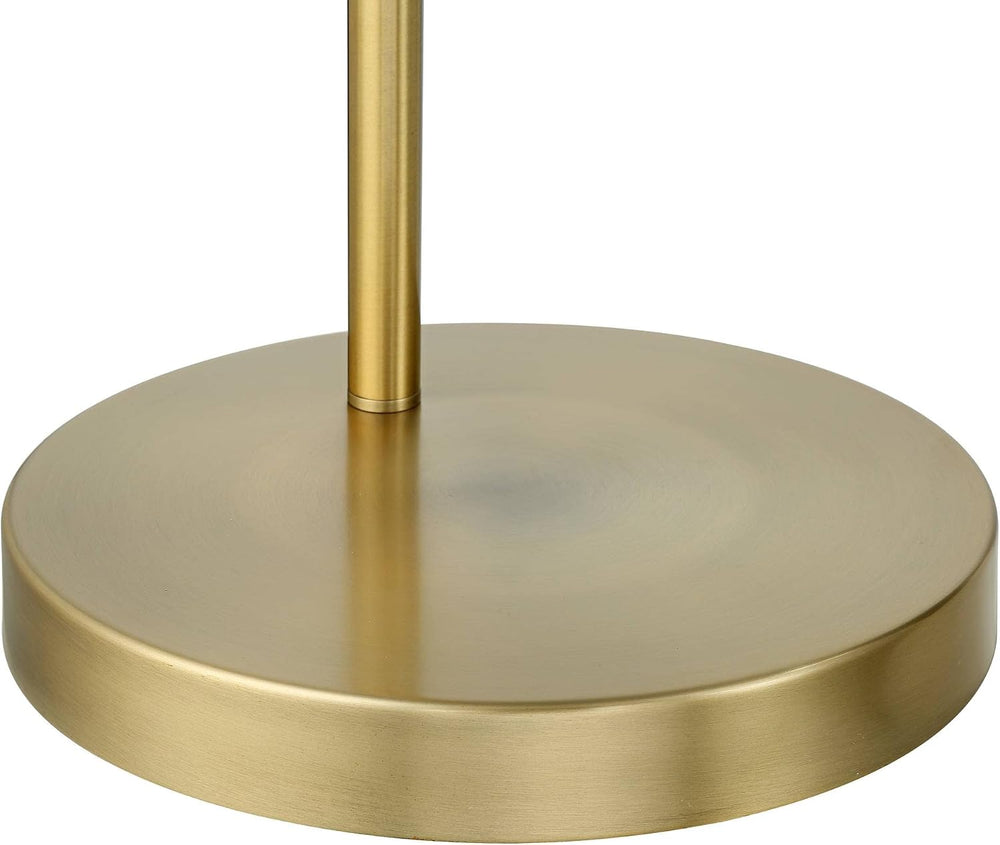 Possini Euro Design Cora 72" Tall Brass Metal Modern Arc Floor Lamp