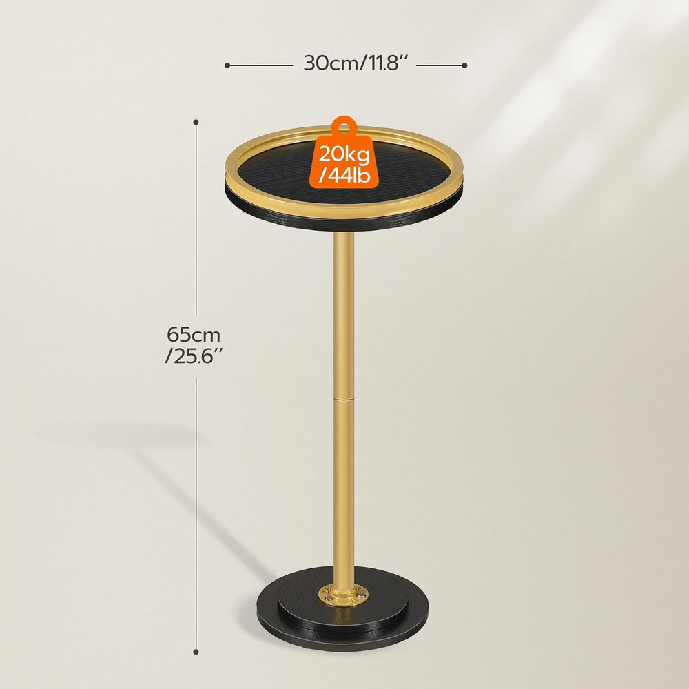 HOOBRO Small Round Side Table, Drink Table, Coffee Martini Table