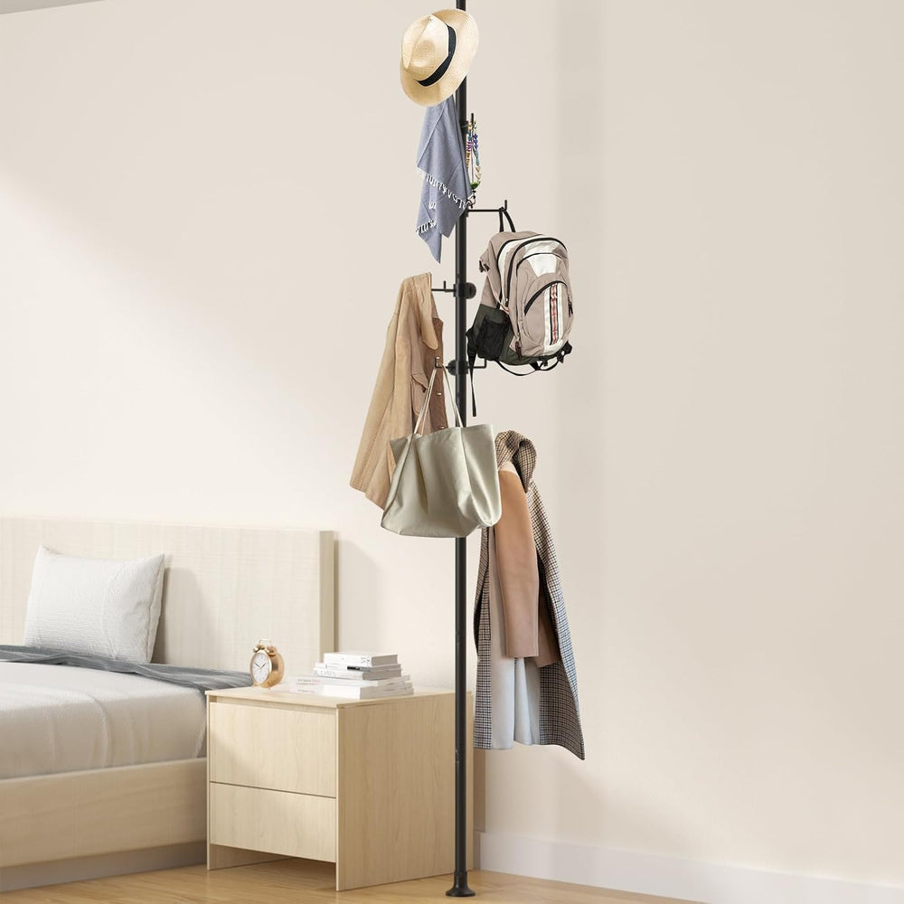 BeBecome Coat Rack, Telescopic Free-Standing Clothes rack for Hanging Clothes...