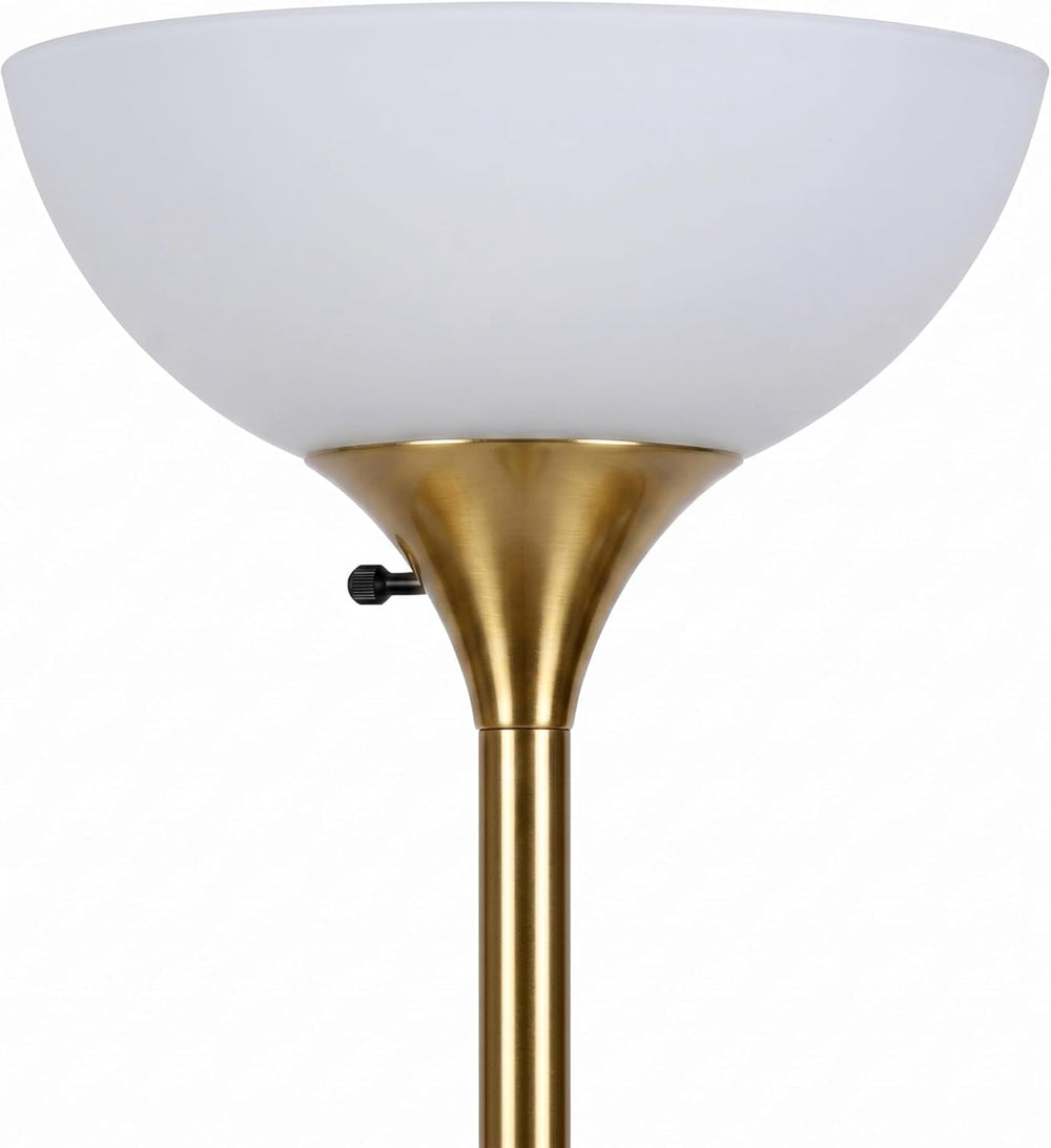 Brightech Sky Dome Plus LED Floor lamp, Torchiere Super Bright Floor Lamp wit...