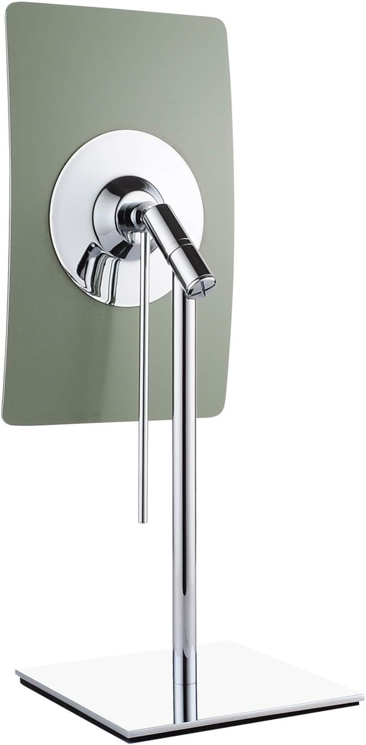 DOWRY Tabletop Magnifying Makeup Mirror Vanity Mirror Polished Chrome