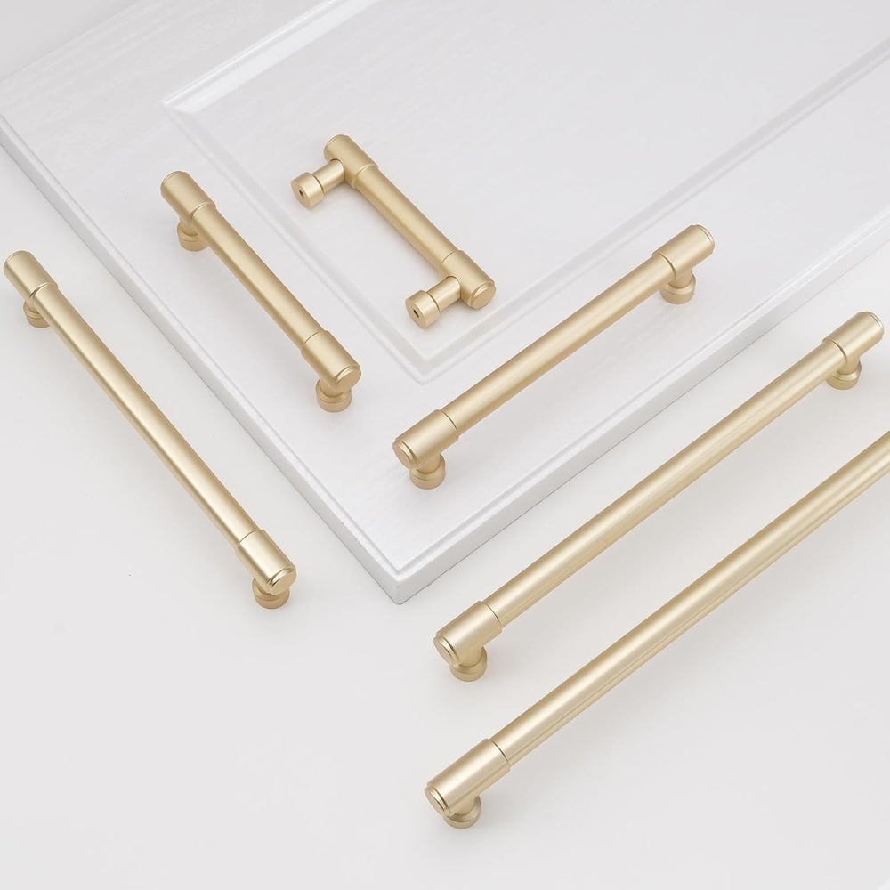 10 Pack 5 inch Brushed Gold Kitchen Cabinet Handles