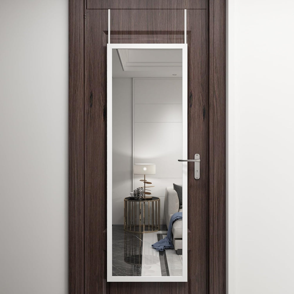 Over The Door Full Length Mirror Wall Mounted Hanging Full Body Length