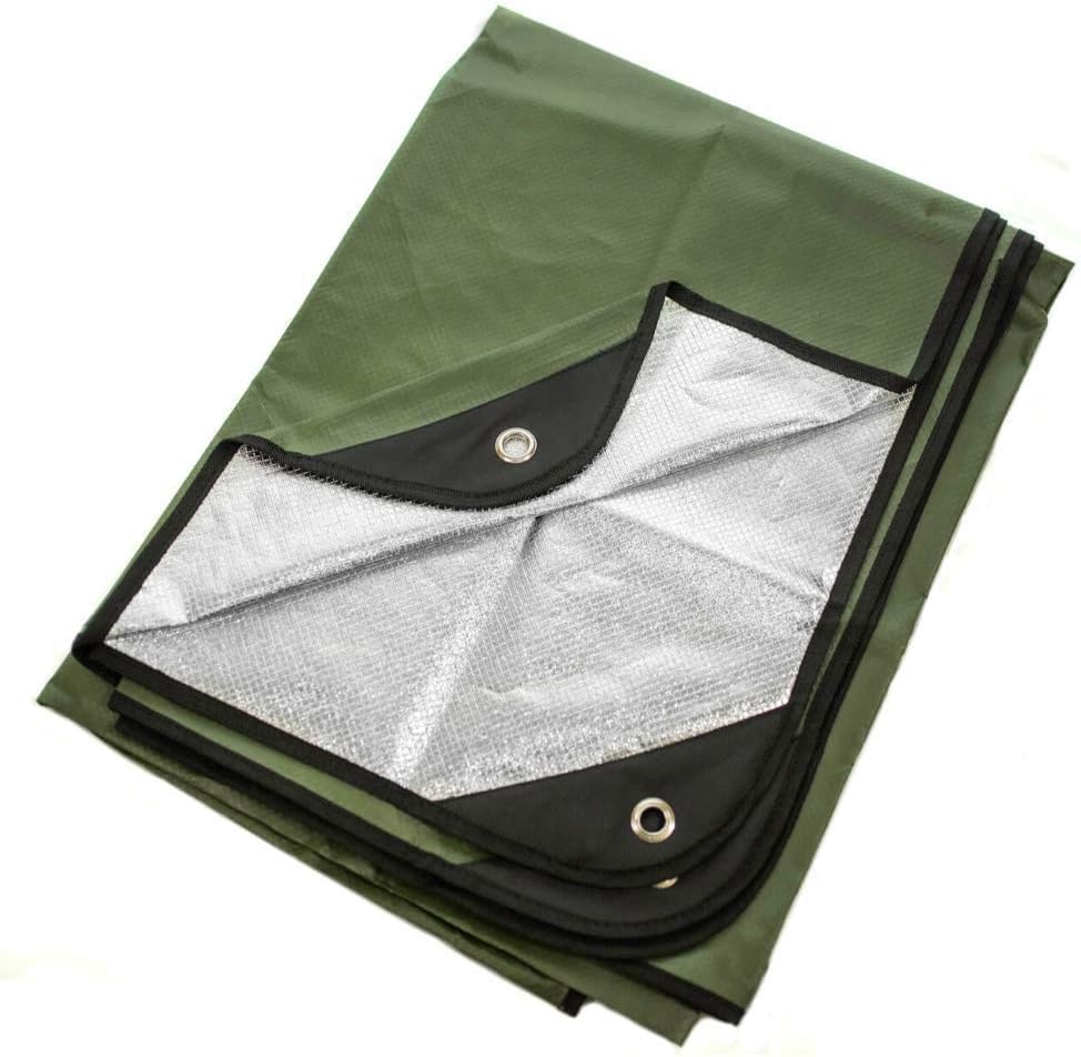 Arcturus Insulated Tarp, Reusable Heavy Duty Thermal Survival Blanket – 60x82...