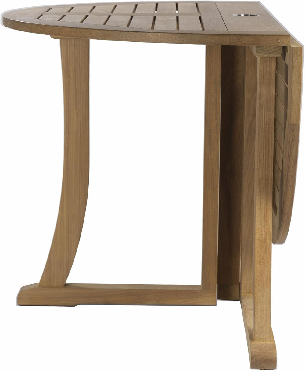 Savannah Teak Drop Leaf Table, Natural