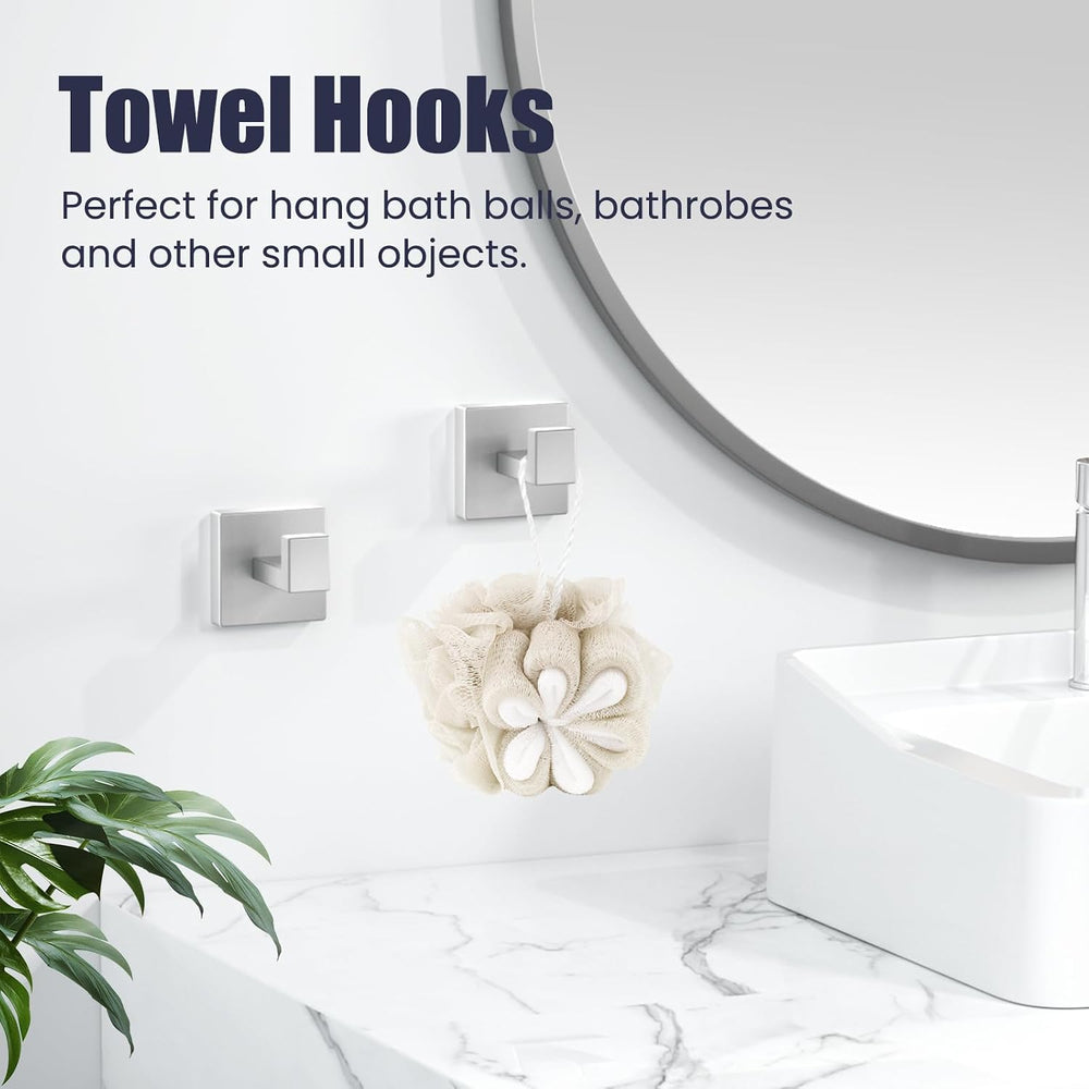 Bathroom Hardware Accessories Set: Bath Towel Bar Set, Towel Racks for Bathro...